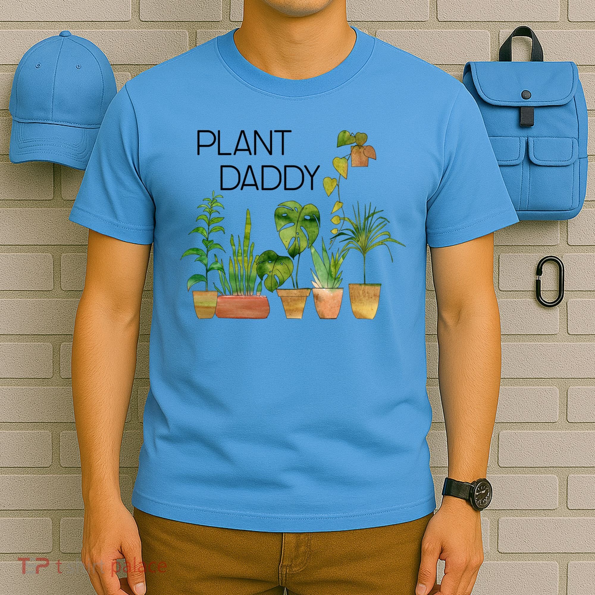 Plant Daddy House Plant Lover Monstera Dad Father Gift Cute Gift T-Shirt