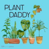 Plant Daddy House Plant Lover Monstera Dad Father Gift Cute Gift Kids T-Shirt thumb 4