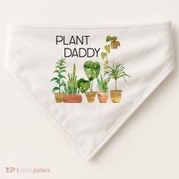 Plant Daddy House Plant Lover Monstera Dad Father Gift Cute Gift USA-Made Doggie Bandana thumb 0