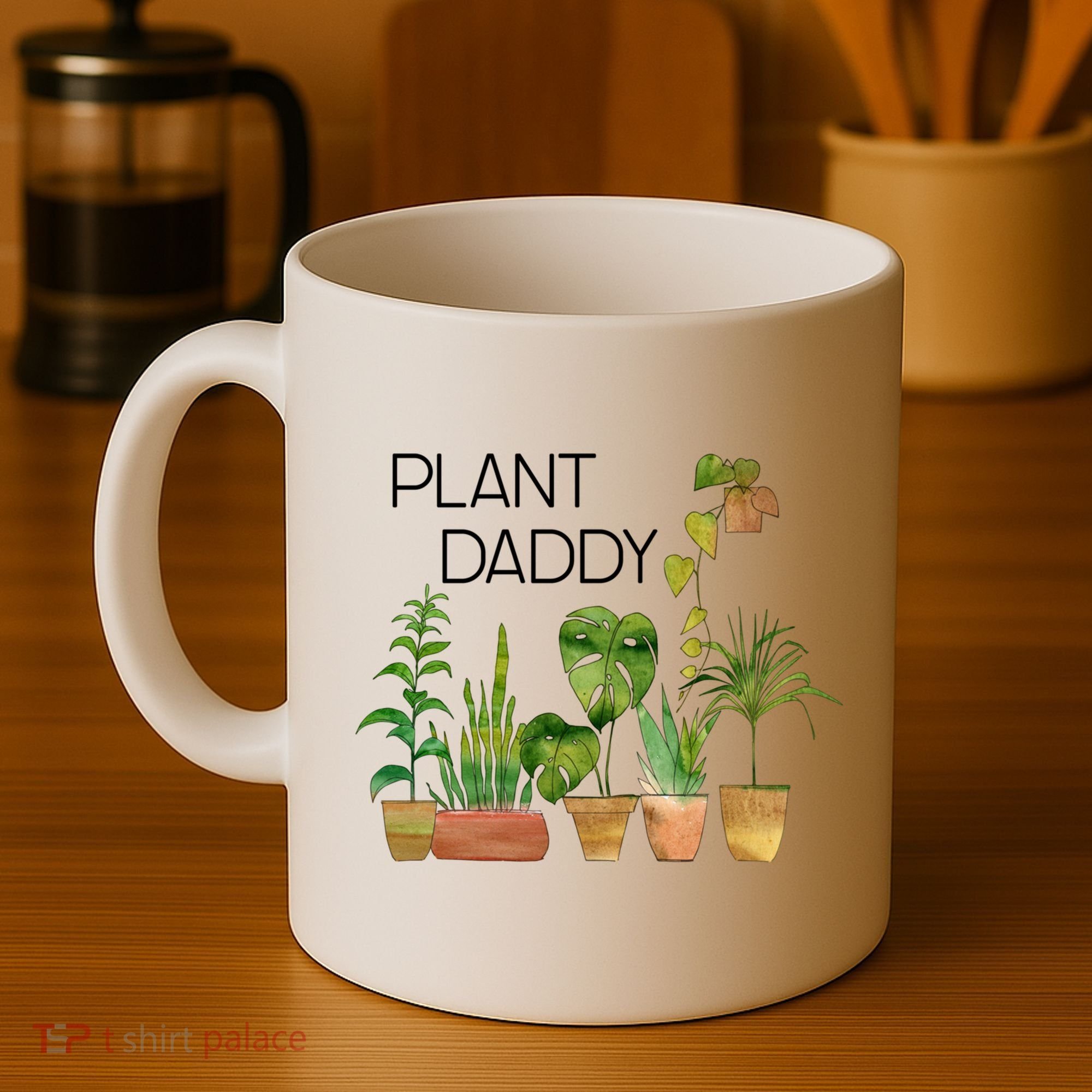 Plant Daddy House Plant Lover Monstera Dad Father Gift Cute Gift Coffee Mug