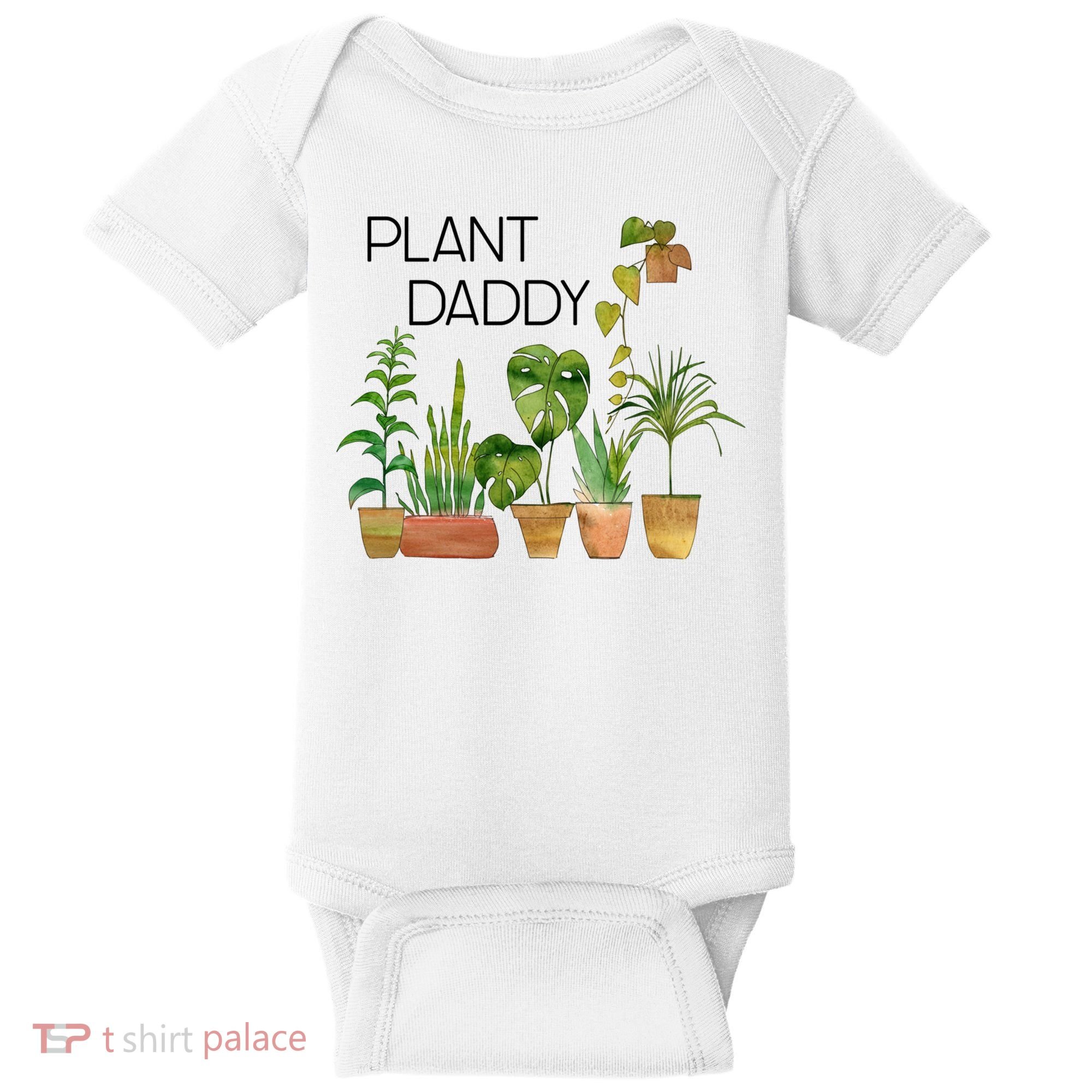 Plant Daddy House Plant Lover Monstera Dad Father Gift Cute Gift Baby Bodysuit