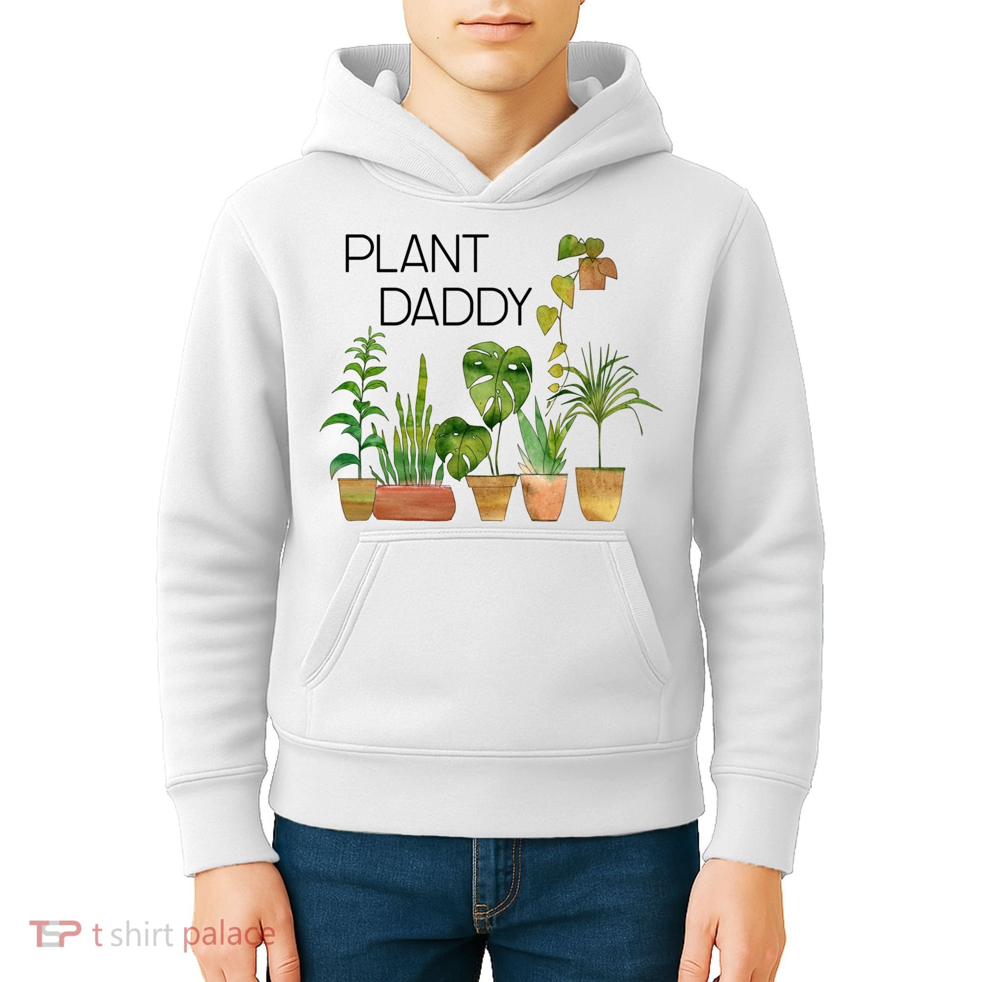 Plant Daddy House Plant Lover Monstera Dad Father Gift Cute Gift Kids Hoodie