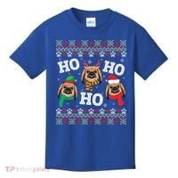 Pekingese Dog Ho Ho Ho Merry Christmas Dad Mom Ugly Sweater Gift Kids T-Shirt thumb 0