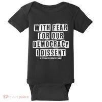 Pro Democracy I Dissent Strong Support Baby Bodysuit thumb 0