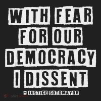 Pro Democracy I Dissent Strong Support Golf Towel thumb 3