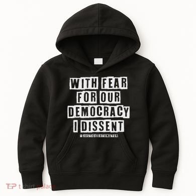 Pro Democracy I Dissent Strong Support Kids Hoodie