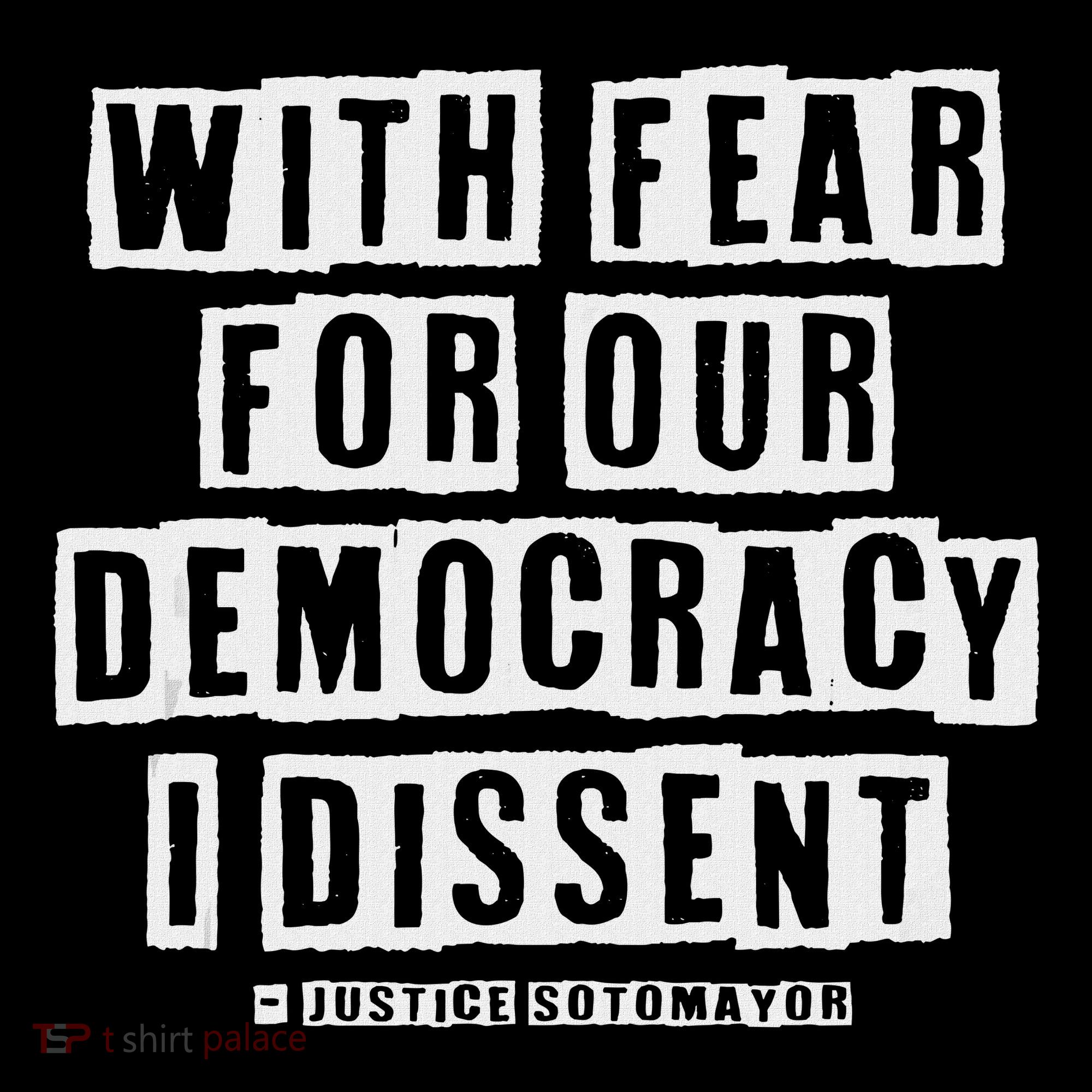 Pro Democracy I Dissent Strong Support Kids Hoodie