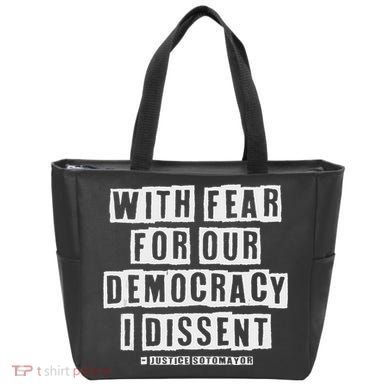 Pro Democracy I Dissent Strong Support Tote Bag