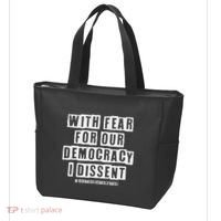 Pro Democracy I Dissent Strong Support Tote Bag thumb 3