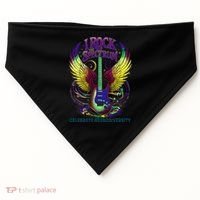 Proud Diversity I ROCK THE SPECTRUM Autism Teacher Stimming USA-Made Doggie Bandana thumb 0