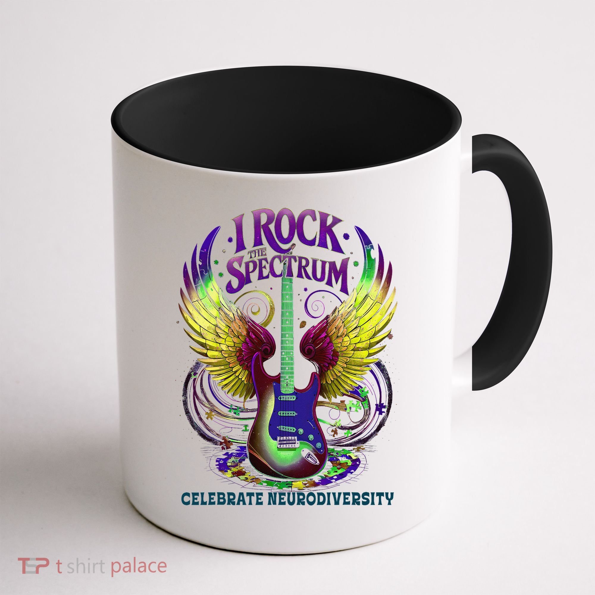 Proud Diversity I ROCK THE SPECTRUM Autism Teacher Stimming Coffee Mug