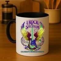 Proud Diversity I ROCK THE SPECTRUM Autism Teacher Stimming Coffee Mug thumb 4