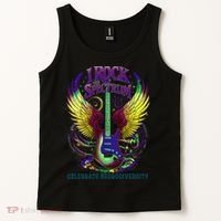 Proud Diversity I ROCK THE SPECTRUM Autism Teacher Stimming Tank Top thumb 2