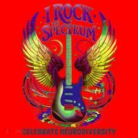 Proud Diversity I ROCK THE SPECTRUM Autism Teacher Stimming Santa Hat thumb 1