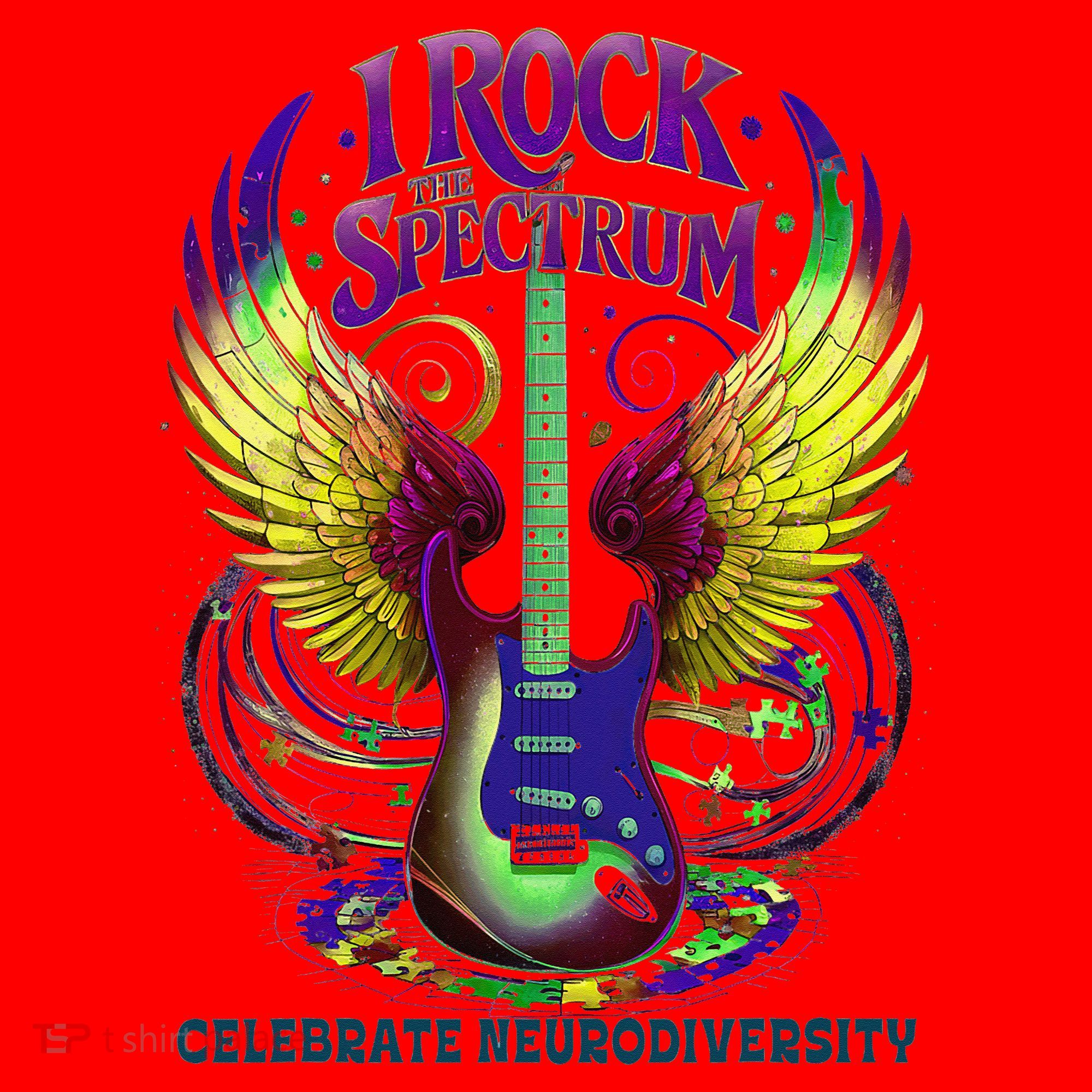 Proud Diversity I ROCK THE SPECTRUM Autism Teacher Stimming Santa Hat