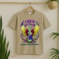 Proud Diversity I ROCK THE SPECTRUM Autism Teacher Stimming T-Shirt thumb 2