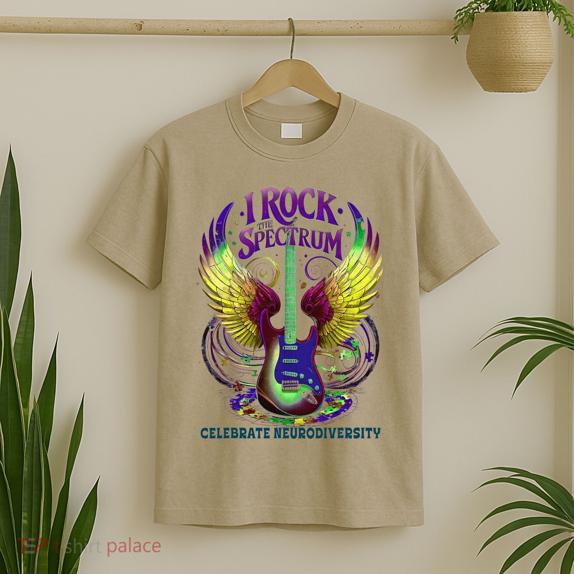 Proud Diversity I ROCK THE SPECTRUM Autism Teacher Stimming T-Shirt