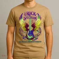 Proud Diversity I ROCK THE SPECTRUM Autism Teacher Stimming T-Shirt thumb 3