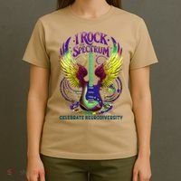 Proud Diversity I ROCK THE SPECTRUM Autism Teacher Stimming T-Shirt thumb 4