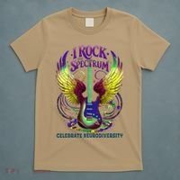 Proud Diversity I ROCK THE SPECTRUM Autism Teacher Stimming T-Shirt thumb 5