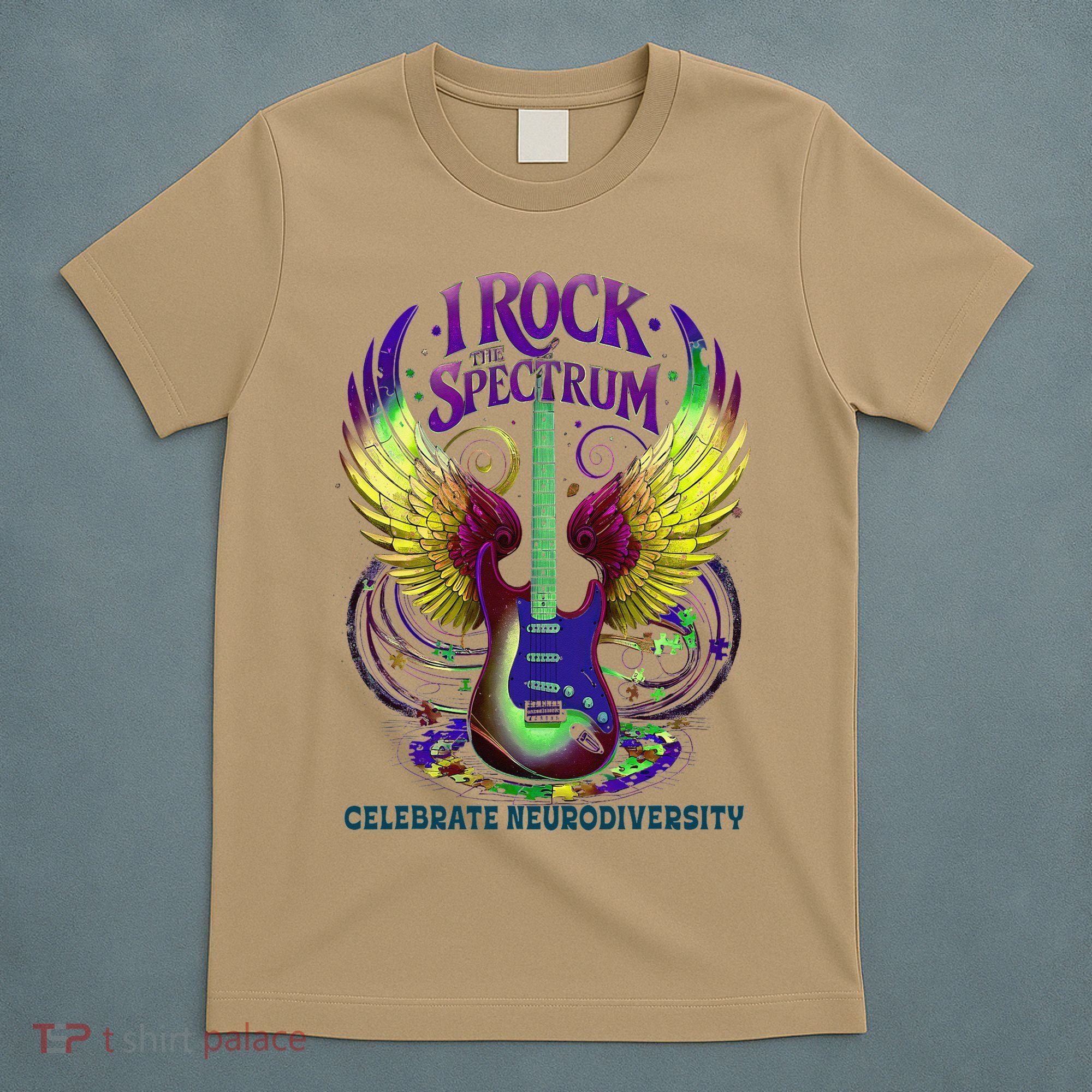 Proud Diversity I ROCK THE SPECTRUM Autism Teacher Stimming T-Shirt