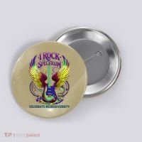Proud Diversity I ROCK THE SPECTRUM Autism Teacher Stimming Button thumb 0