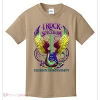 Proud Diversity I ROCK THE SPECTRUM Autism Teacher Stimming Kids T-Shirt thumb 0