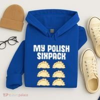 Polish Dumpling Joke Sixpack Pole Pun Polska Perogie Pierogi Cute Gift Hoodie thumb 4