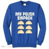 Polish Dumpling Joke Sixpack Pole Pun Polska Perogie Pierogi Cute Gift Sweatshirt thumb 0