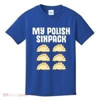 Polish Dumpling Joke Sixpack Pole Pun Polska Perogie Pierogi Cute Gift Kids T-Shirt thumb 0