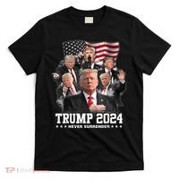 President Donald J Trump 2024 Never Surrender T-Shirt thumb 0