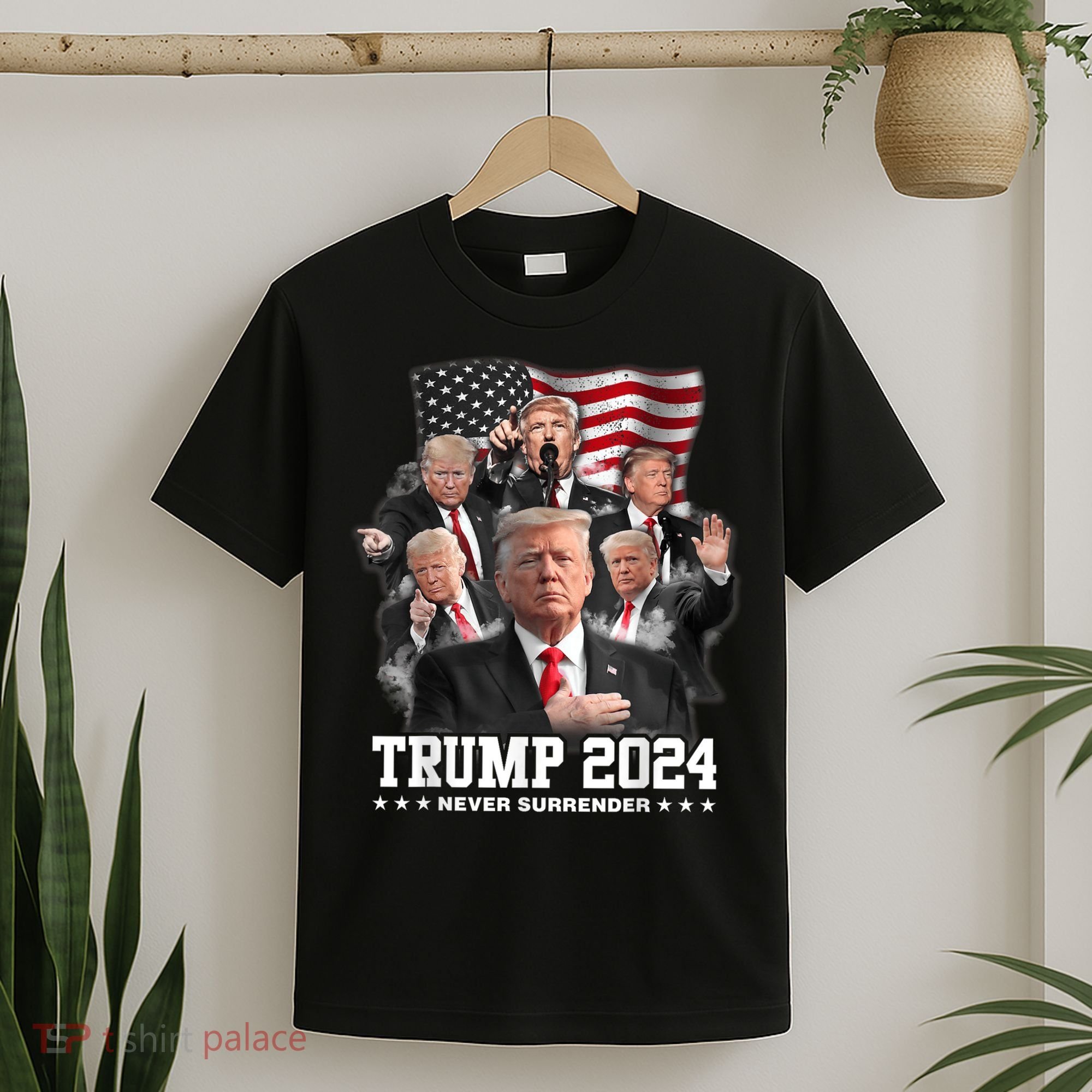 President Donald J Trump 2024 Never Surrender T-Shirt