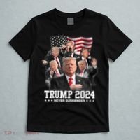 President Donald J Trump 2024 Never Surrender T-Shirt thumb 5