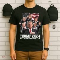 President Donald J Trump 2024 Never Surrender T-Shirt thumb 6