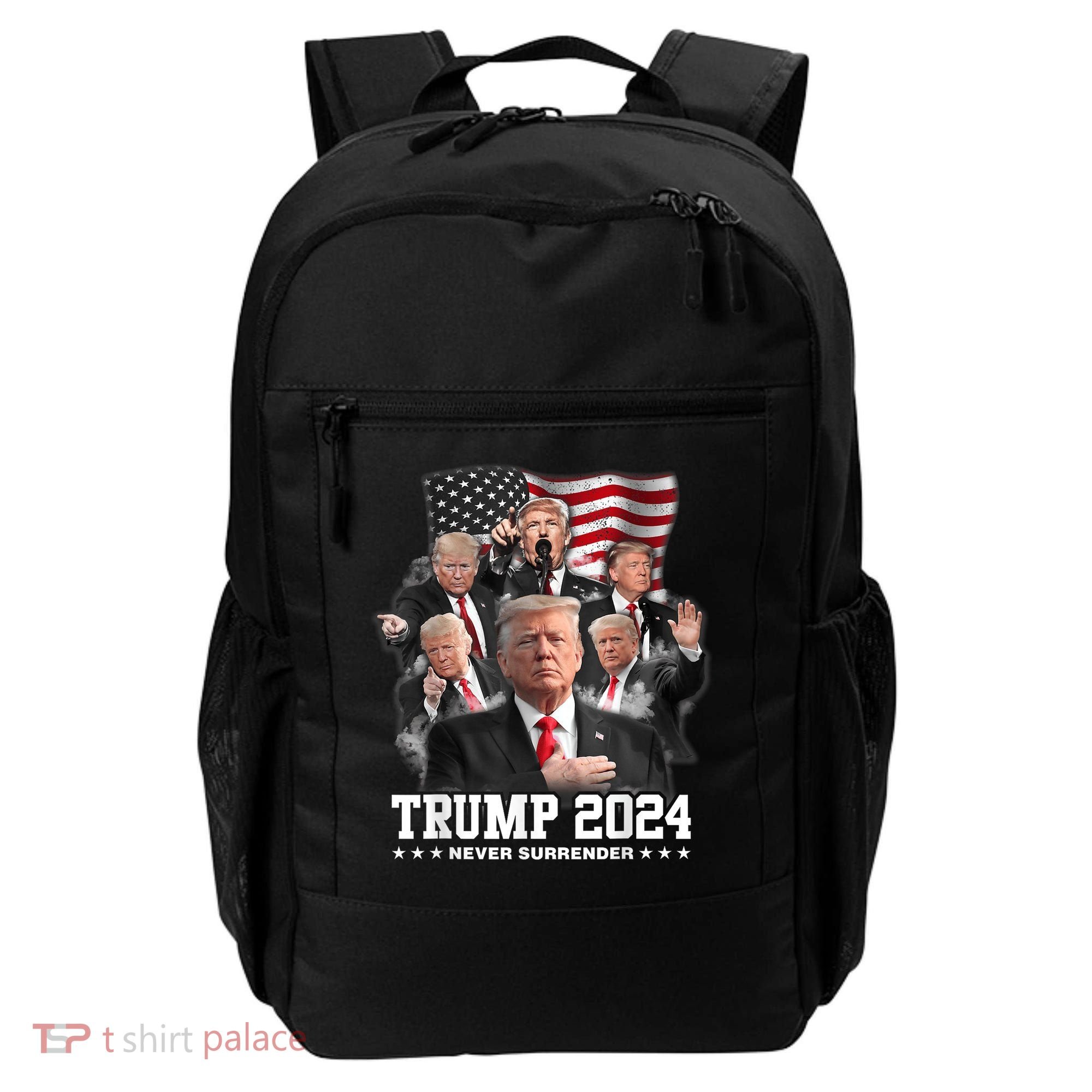 President Donald J Trump 2024 Never Surrender Backpack