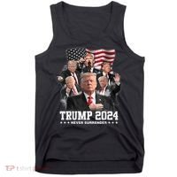 President Donald J Trump 2024 Never Surrender Tank Top thumb 0