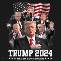 President Donald J Trump 2024 Never Surrender Tank Top thumb 6