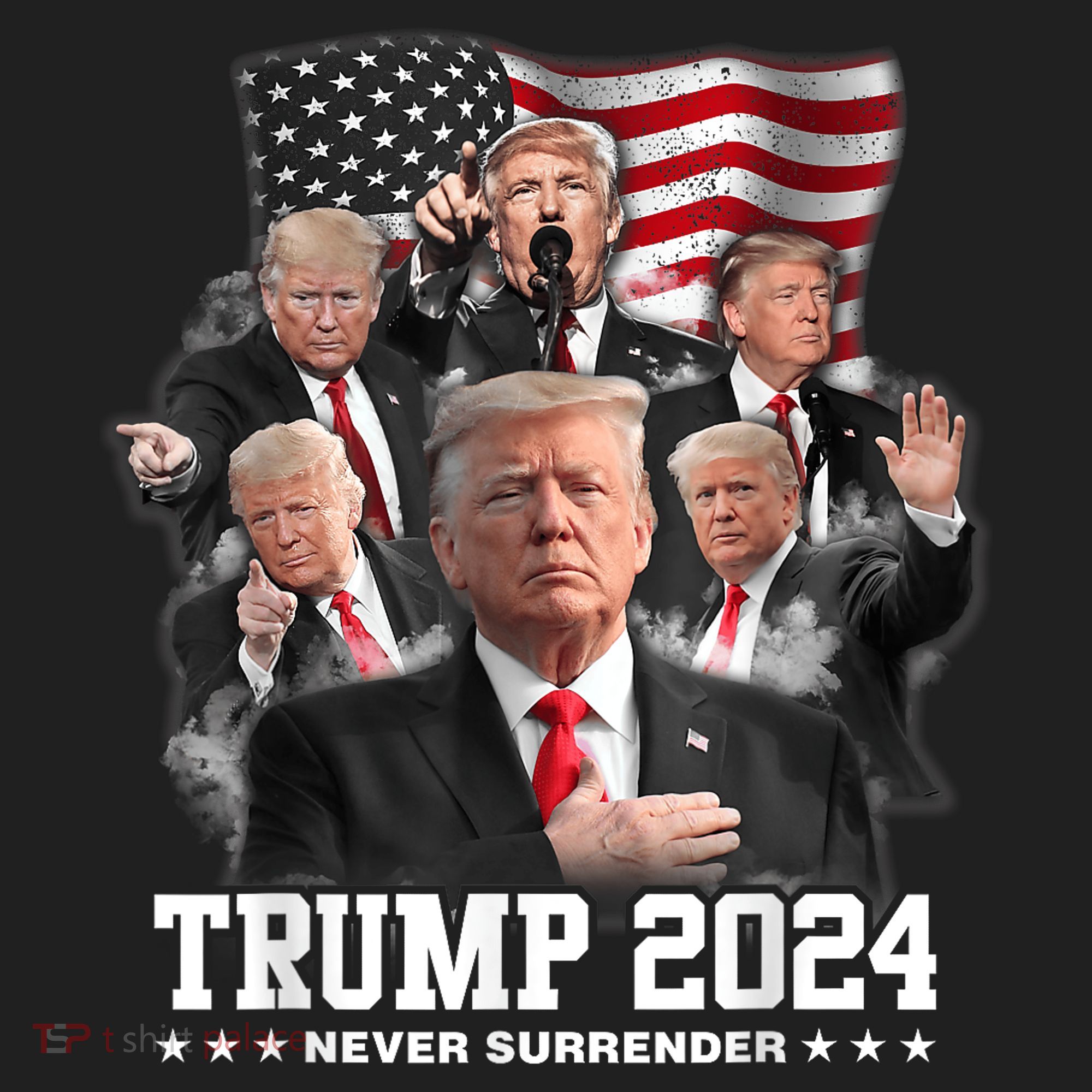President Donald J Trump 2024 Never Surrender Golf Towel