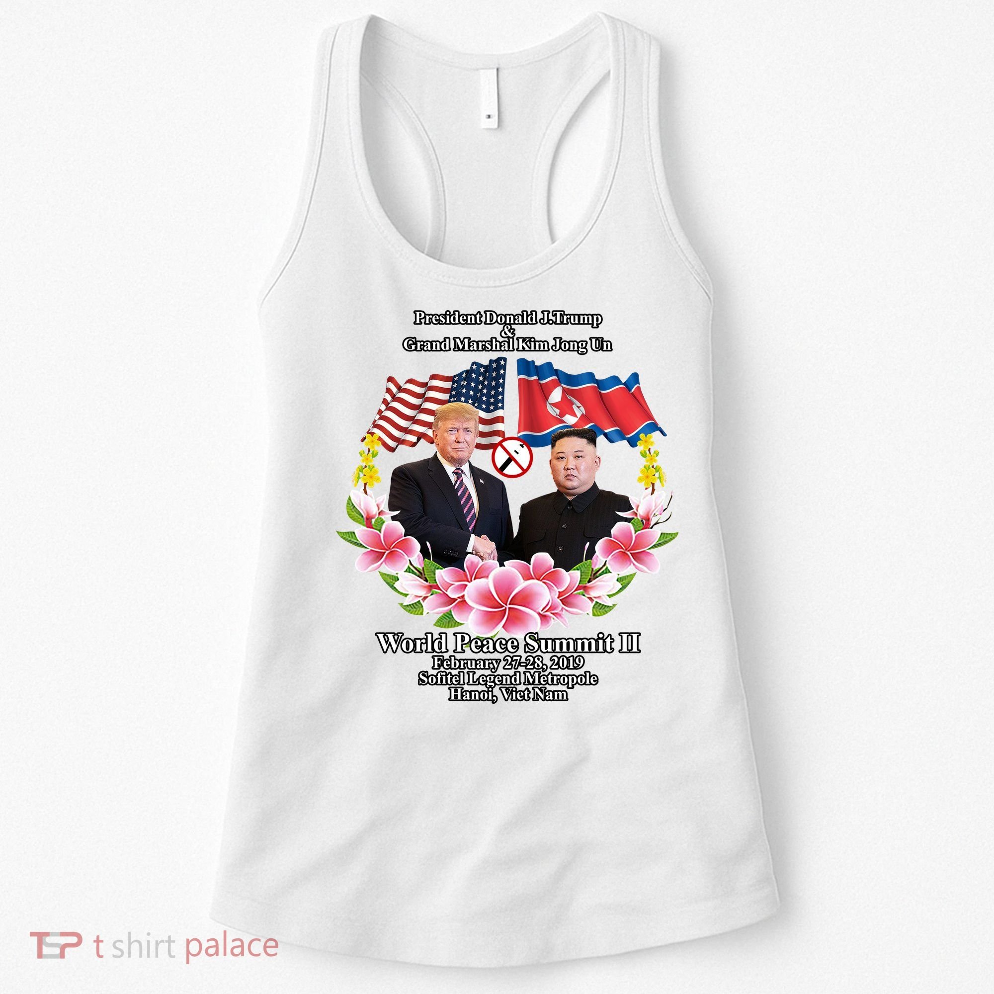 President Donald J Trump Grand Marshal Kim Jong Un World Peace Summit Ii Women's Tank Top