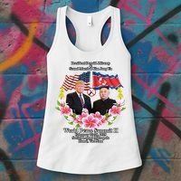 President Donald J Trump Grand Marshal Kim Jong Un World Peace Summit Ii Women's Tank Top thumb 3