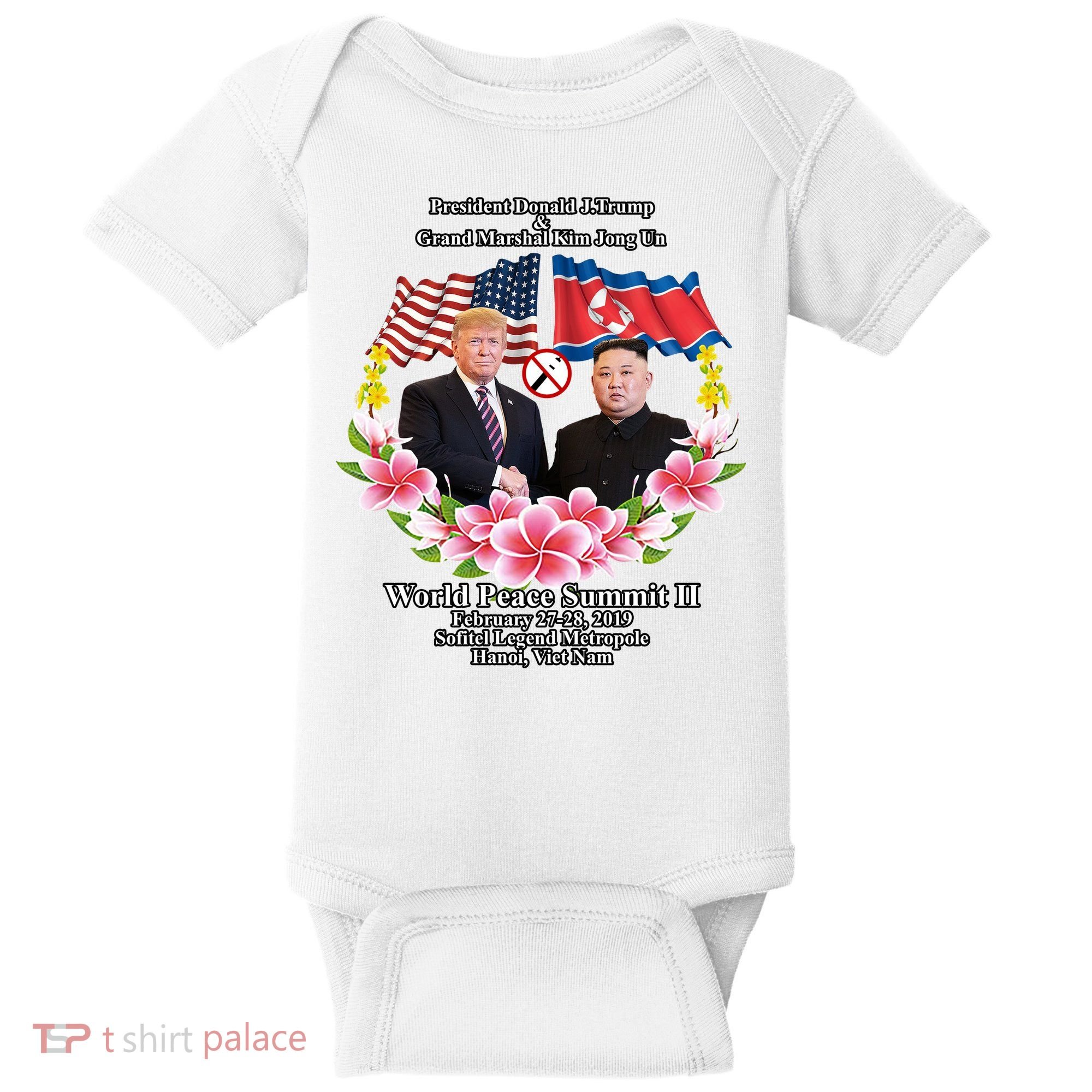 President Donald J Trump Grand Marshal Kim Jong Un World Peace Summit Ii Baby Bodysuit