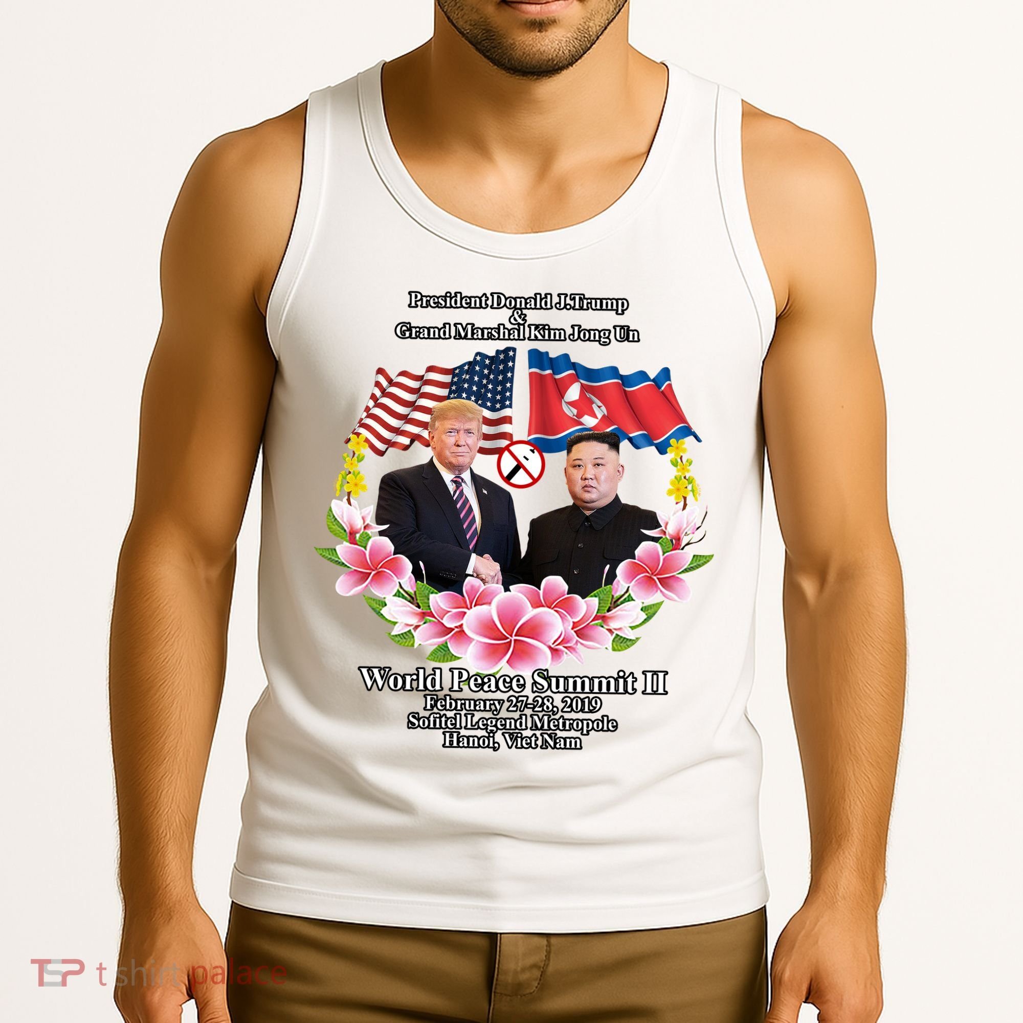 President Donald J Trump Grand Marshal Kim Jong Un World Peace Summit Ii Tank Top