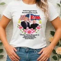 President Donald J Trump Grand Marshal Kim Jong Un World Peace Summit Ii Women's T-Shirt thumb 2