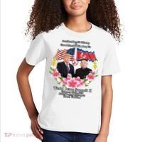 President Donald J Trump Grand Marshal Kim Jong Un World Peace Summit Ii Kids T-Shirt thumb 2
