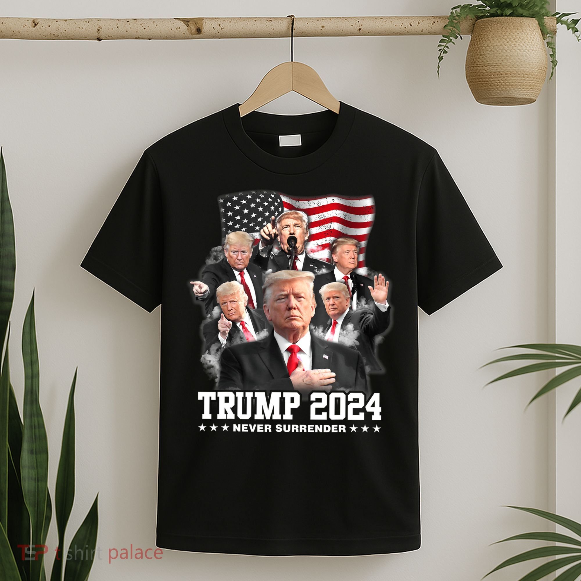 President Donald J Trump 2024 Never Surrender T-Shirt