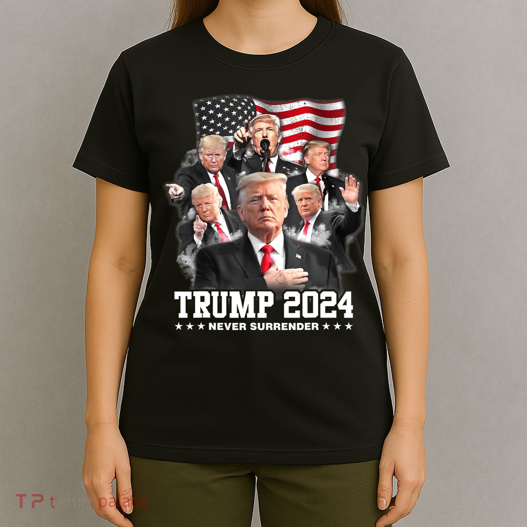 President Donald J Trump 2024 Never Surrender T-Shirt