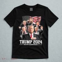 President Donald J Trump 2024 Never Surrender T-Shirt thumb 5