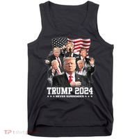 President Donald J Trump 2024 Never Surrender Tank Top thumb 0