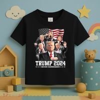 President Donald J Trump 2024 Never Surrender Toddler T-Shirt thumb 3