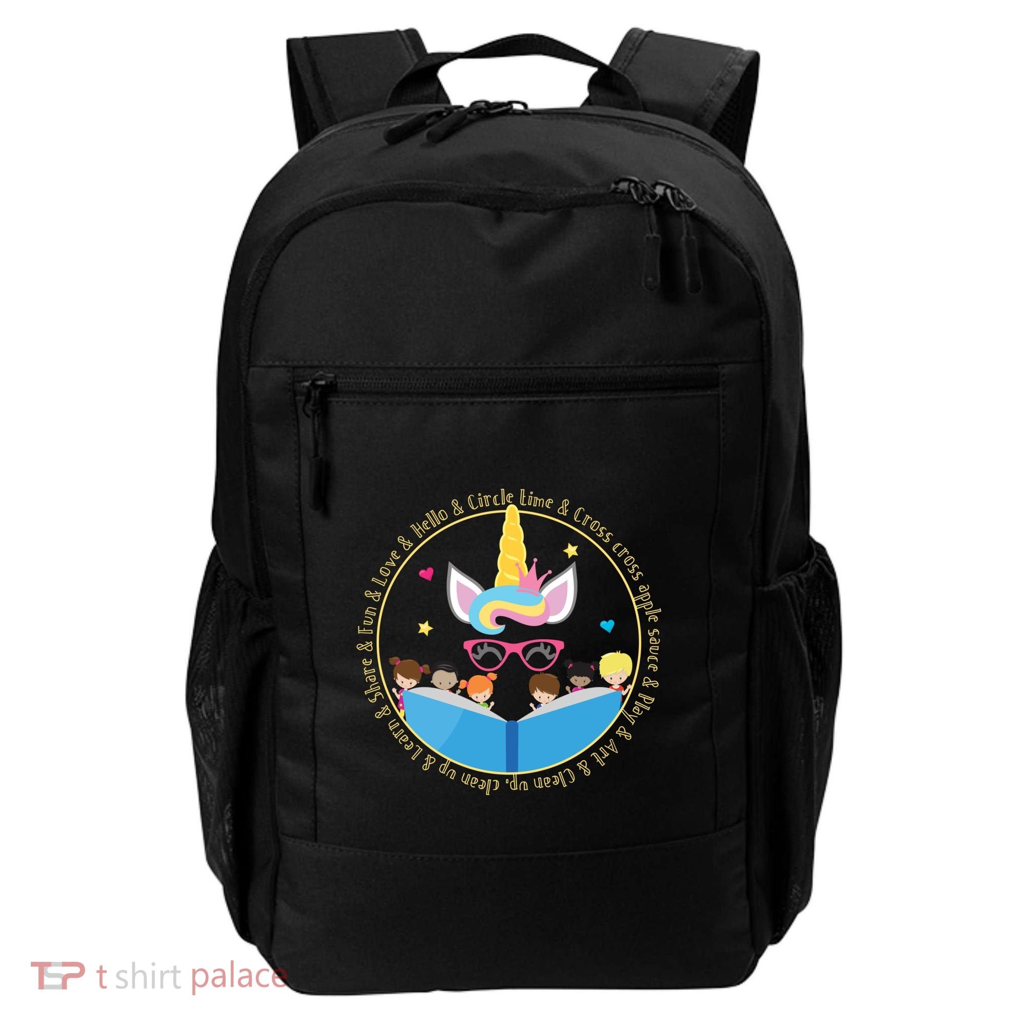 PreSchool Daycare Kindergarten Teacher Unicorn Gift Backpack